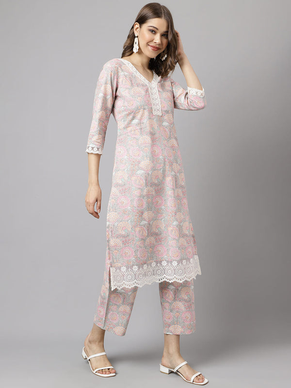 Intrinsic Floral Cotton Co-ord Set
